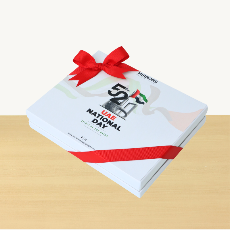Set of 3 Corporate 52th national day UAE chocolate 20-piece hard box