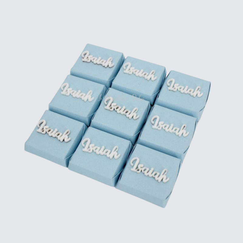 Baby boy acrylic name personalized chocolate