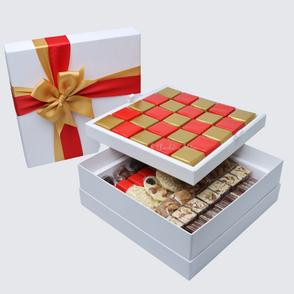 Chequered red designed 2-layer premiu...