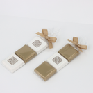 Set of 20 Ramadan Eid gold design 3-piece chocolate giveaway