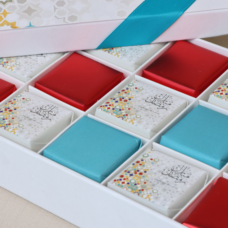 Ramadan designed chocolate 15-piece hard box