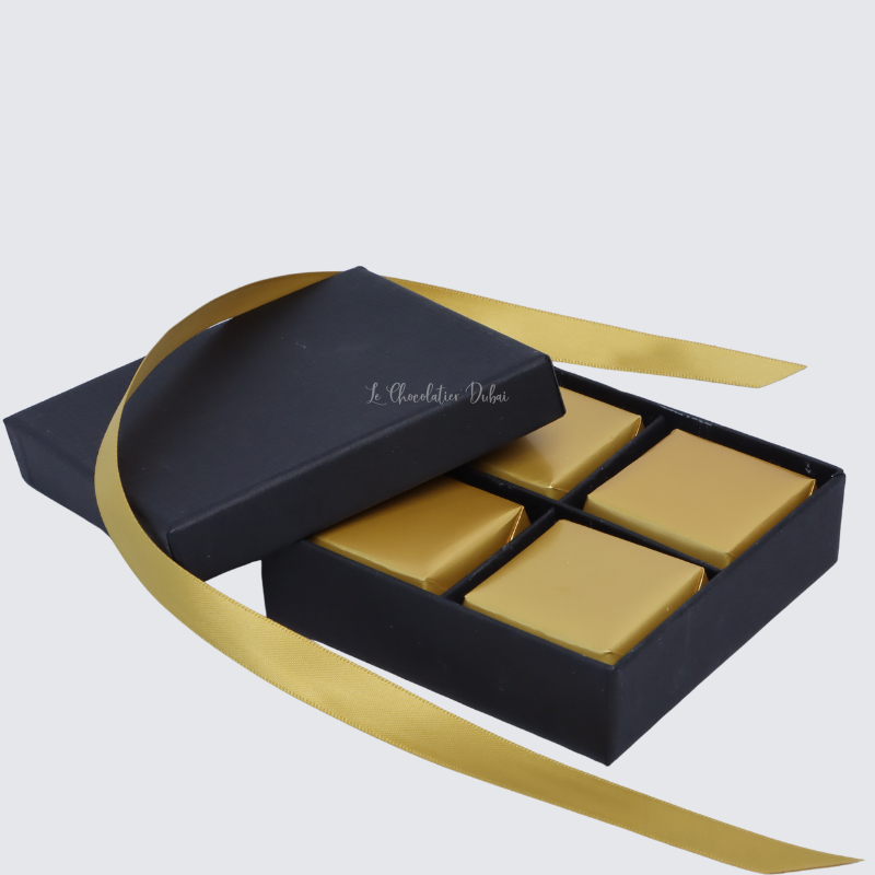 Premium chocolate 4-piece hard box