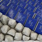 Bridal personalized & decorated chocolate leather tray