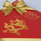 Chinese new year designed premium chocolate magnetic box