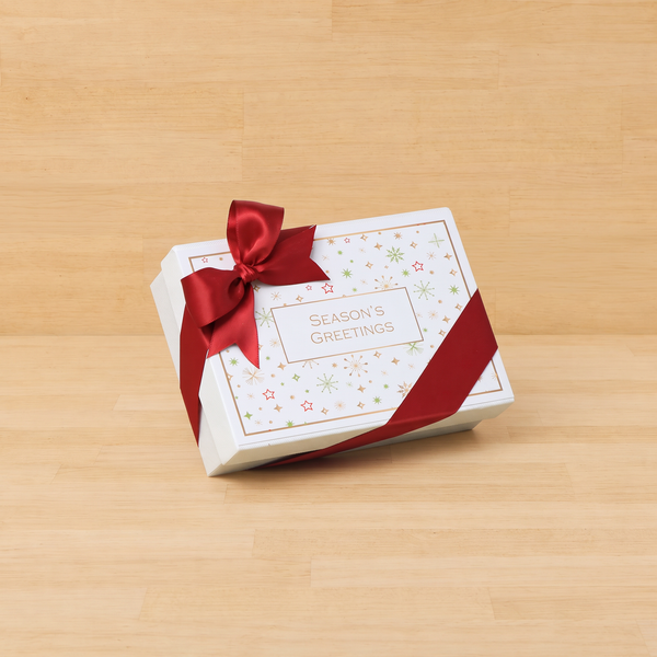 Premium Season's greetings Stars designed premium chocolate 6P hard box