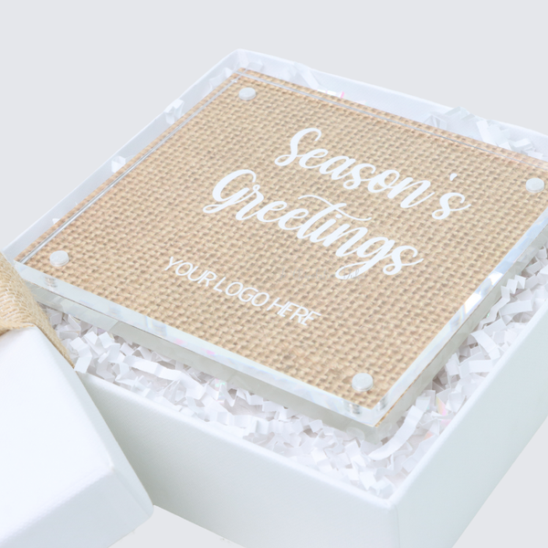 Set of 20 Rustic corporate customized photo frame hard box