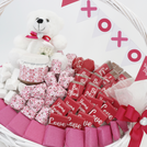 Xoxo valentine's designed premium chocolate large basket