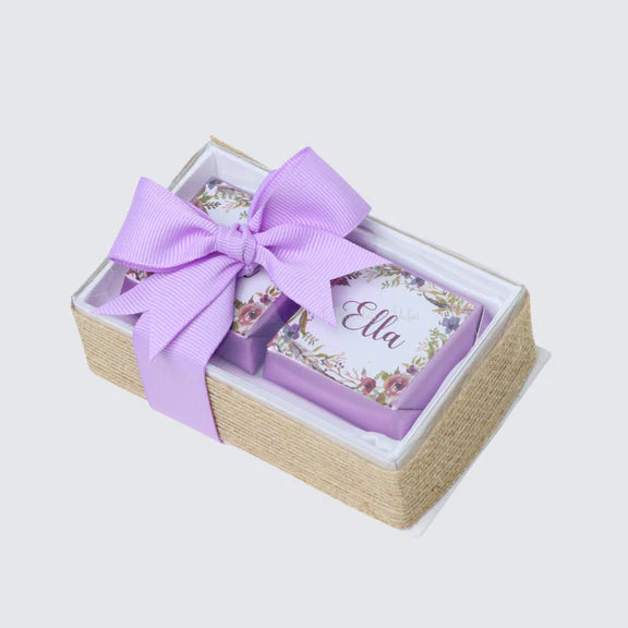 Set of 20 Baby Personalized chocolate view top box