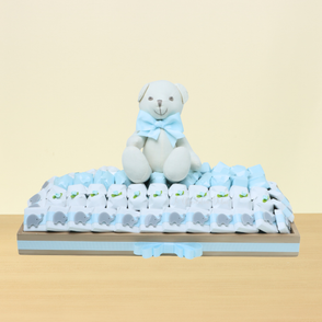 Baby boy elephant acrylic decorated c...