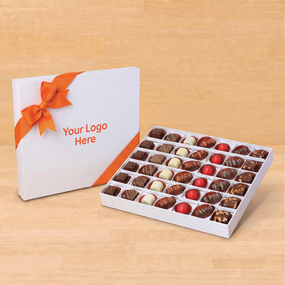 Corporate customized premium chocolate 42P hard box