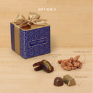 Set of 20 Happy Diwali festival of lights designed premium chocolate cube soft box