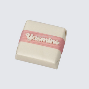 Acrylic name decorated chocolate