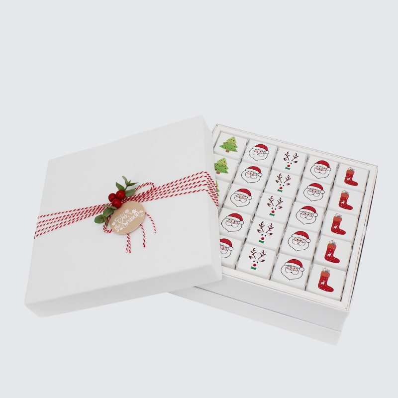 CHRISTMAS DESIGNED CHOCOLATE HARD BOX