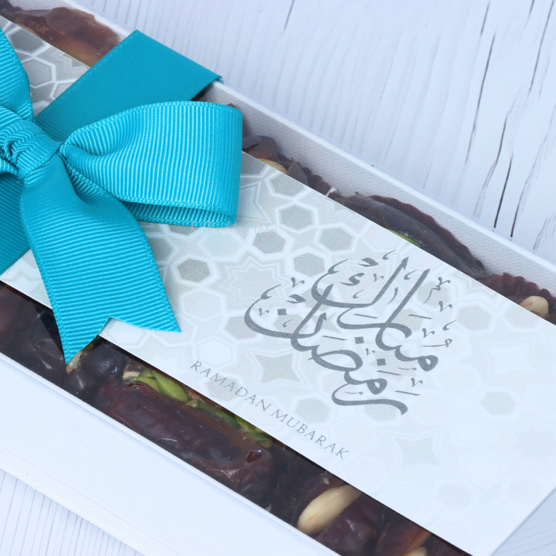 RAMADAN DESIGNED PREMIUM NUT STUFFED DATES VIEW TOP BOX