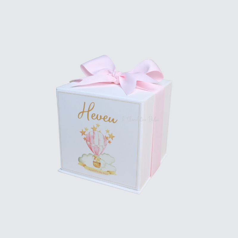 BABY PERSONALIZED DECORATED CANDLE HARD BOX