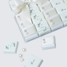 Bridal personalized premium chocolate acrylic tray