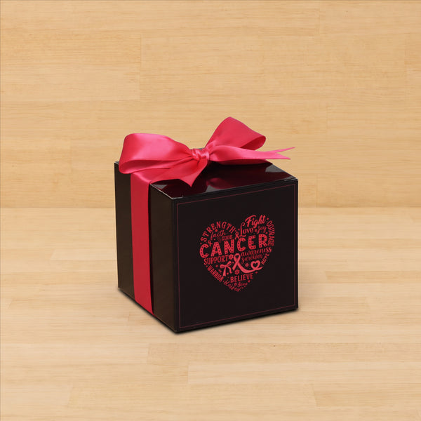 Set of 20 Cancer support awareness designed premium chocolate cube box
