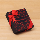 Heart designed "I Love You" 9P premium chocolate gift box