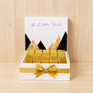 "A little treat" modern geometric designed premium chocolate large hamper