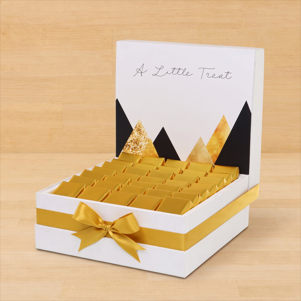 "A little treat" modern geometric designed premium chocolate large hamper
