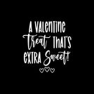 A valentine's treat that's extra sweet 3 little hearts greeting card