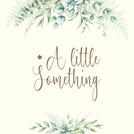 A little something greeting card