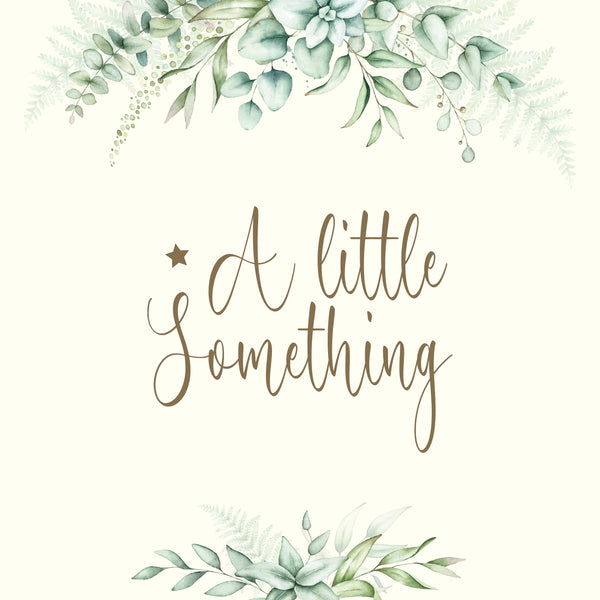 A little something greeting card