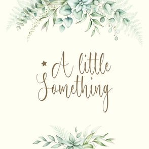 A little something greeting card