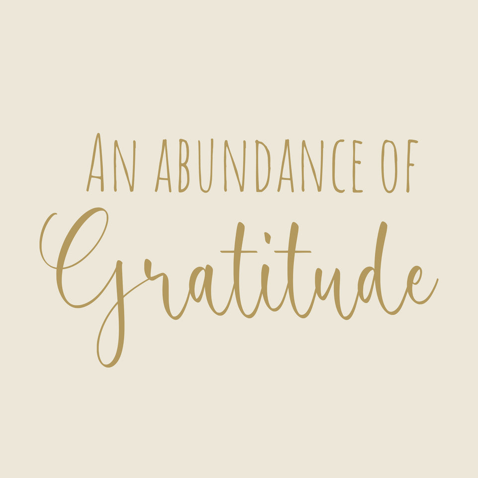 An abundance of gratitude greeting card (1)