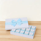 Baby boy flower designed 15-piece chocolate hard box