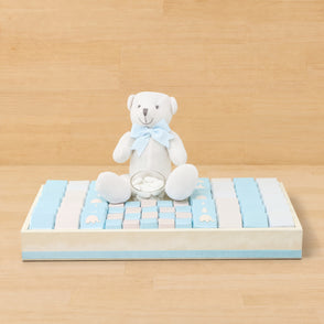 Baby boy glittery decorated chocolate...
