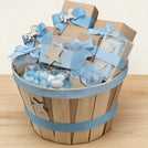 Baby boy decorated chocolate & sweets hamper