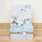 Baby boy teddy & stars decorated chocolate extra large hamper