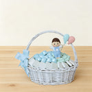 Baby boy decorated chocolate medium basket