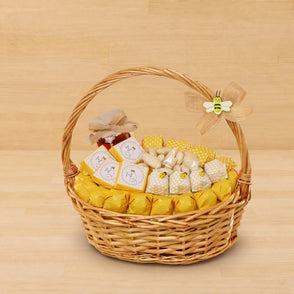 Bee chocolate small baby basket