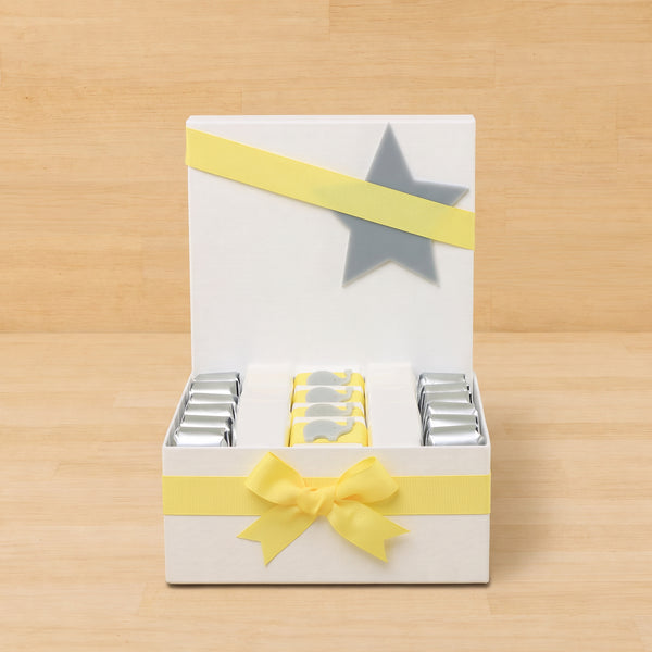 Baby boy acrylic elephant decorated chocolate medium hamper