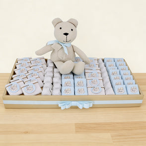 Baby personalized teddy theme chocola...