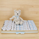 Baby personalized teddy theme chocolate tray