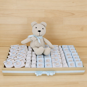 Baby personalized teddy theme chocola...