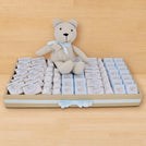Baby personalized teddy theme chocolate tray