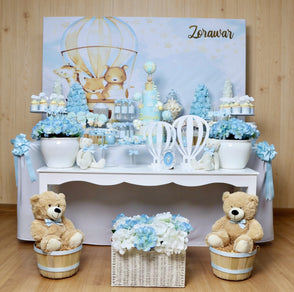 Luxury hot air baloon theme chocolate...