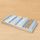 Baby boy air balloon theme design premium chocolate large leather tray