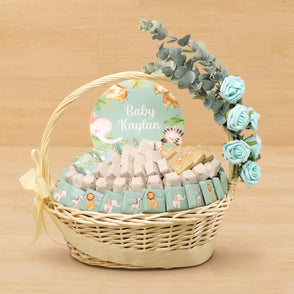 Baby safari animals design premium ch...
