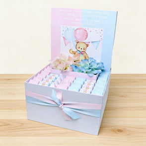 Baby gender reveal designed chocolate...