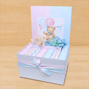 Baby gender reveal designed chocolate...