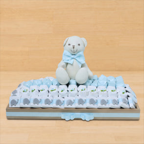 Baby boy elephant acrylic decorated c...
