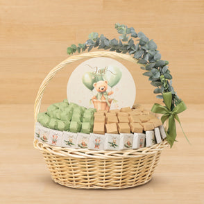 Baby animal safari theme chocolate la...