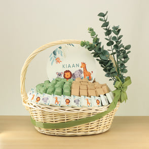 Baby animal safari theme chocolate la...
