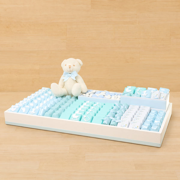 Baby Customized & Acrylic Decorated Chocolate Large Leather Tray