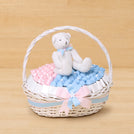 Baby twin designed chocolate extra large basket